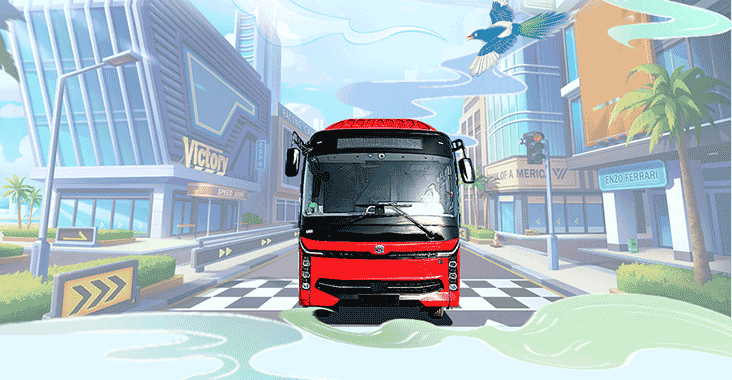 行業(yè)首款7.5米低入口純電客車！2023中通V7拔劍哪些市場？