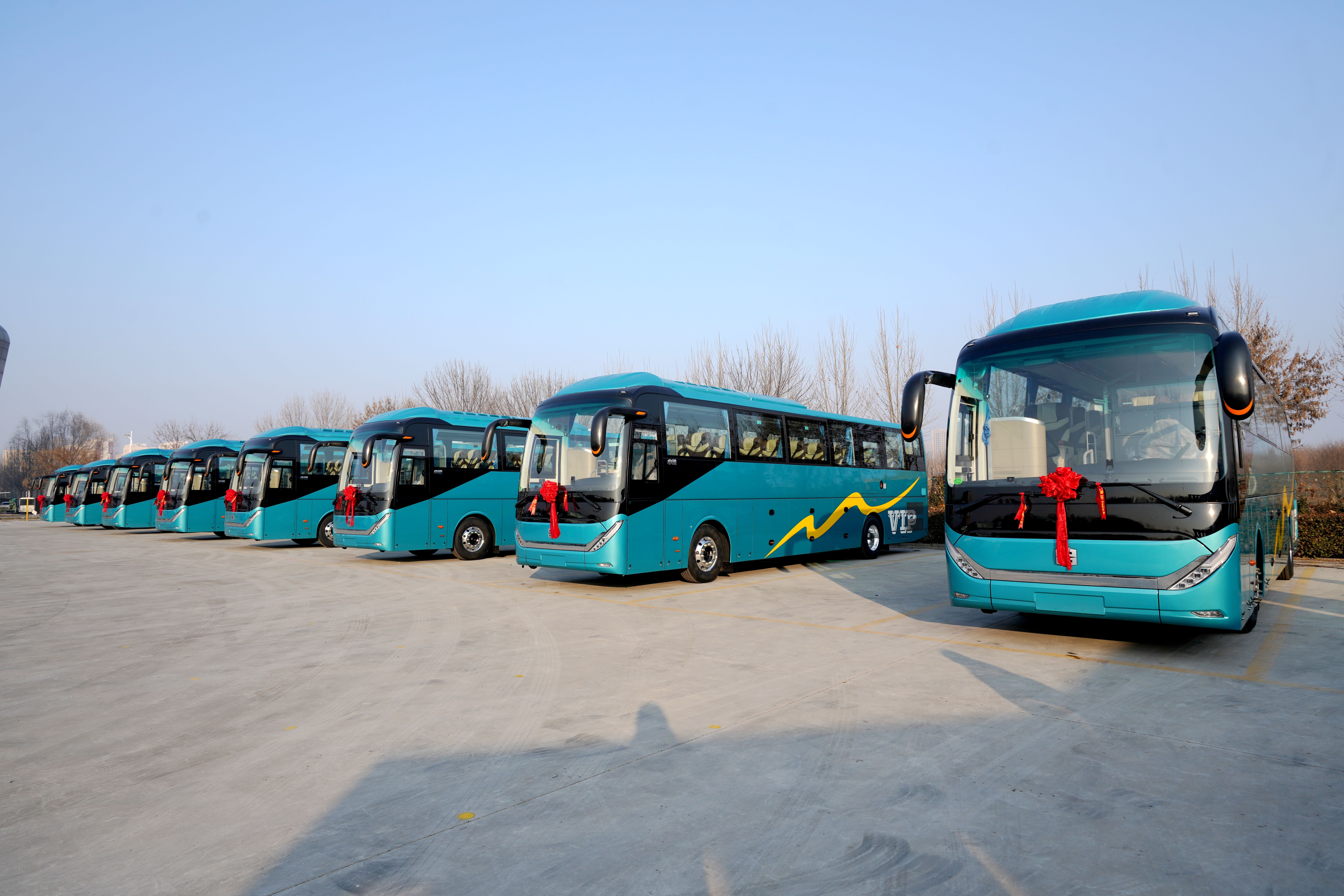 滬行繁花！中通客車H系旅團(tuán)客車交付上海